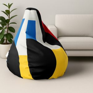 Барбарон за хол вдъхновен от цветове и форми с дизайн Geometric 18 от произведен от J Point Home