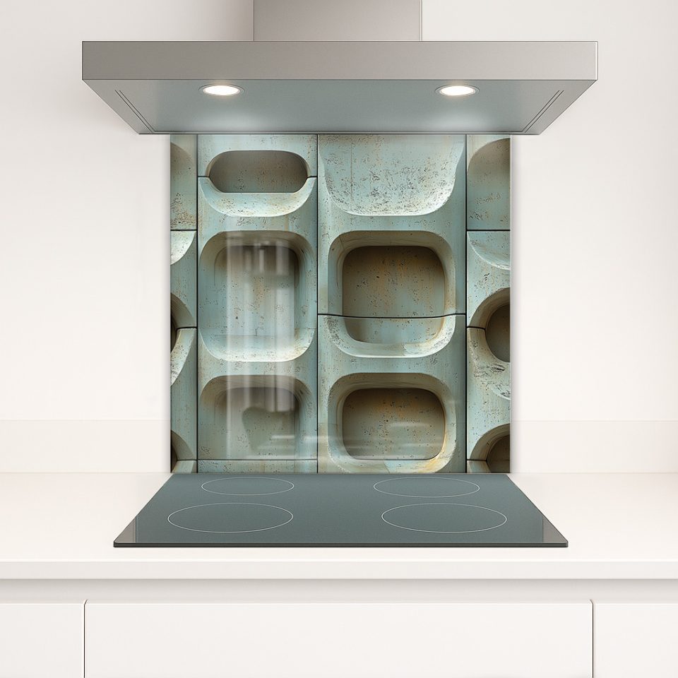 Стъклено гръбче за кухня - Concrete 59