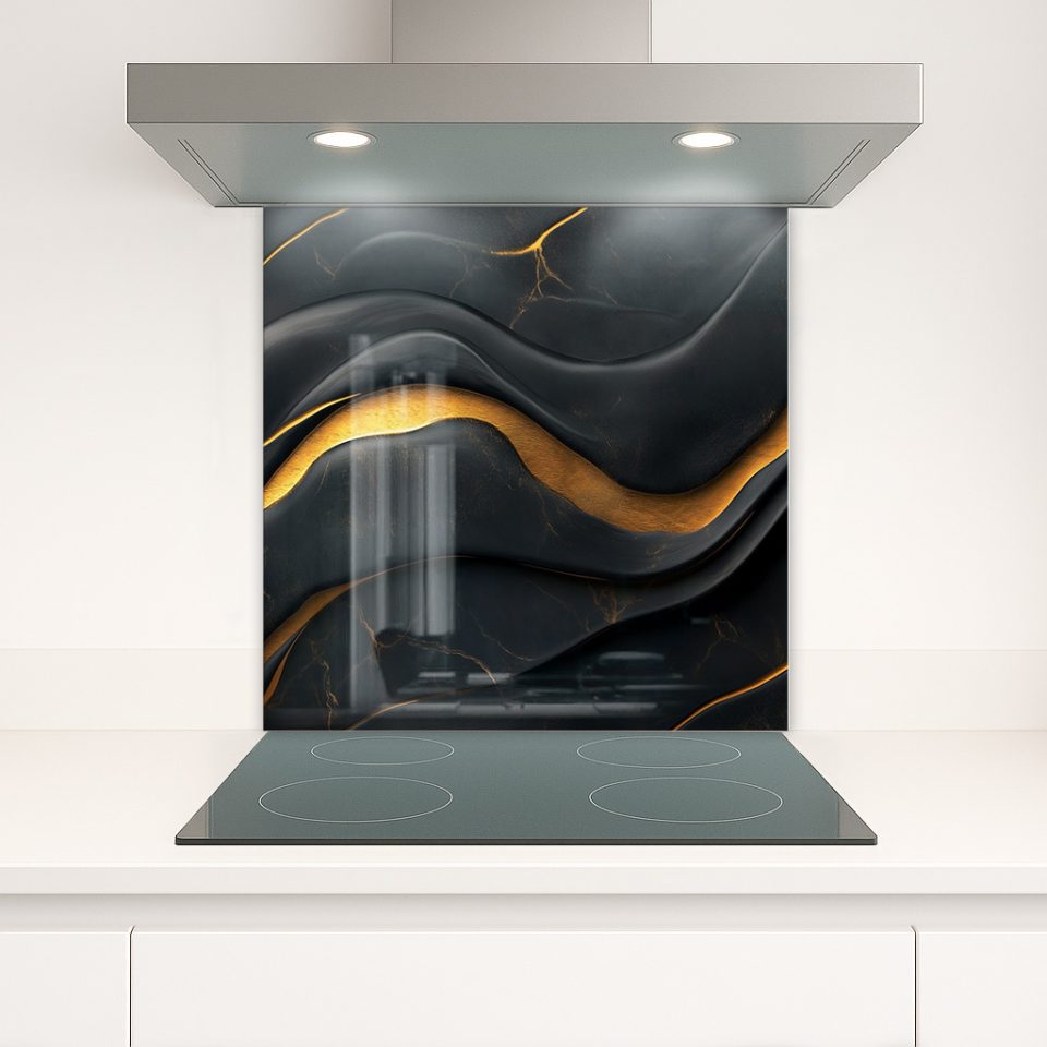 Стъклено гръбче за кухня - Marble 1