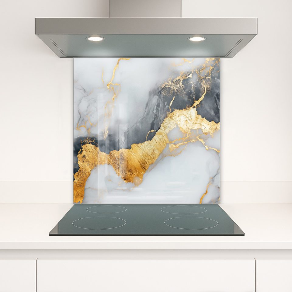 Стъклено гръбче за кухня - Marble 13