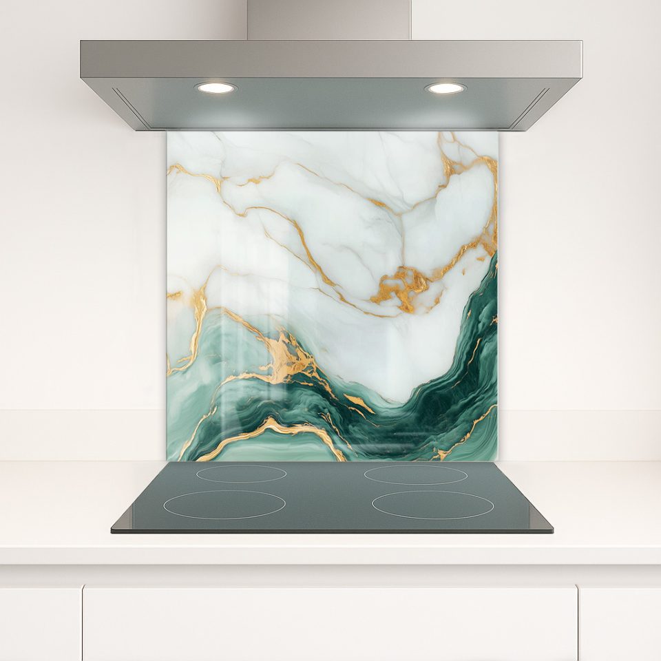 Стъклено гръбче за кухня - Marble 33