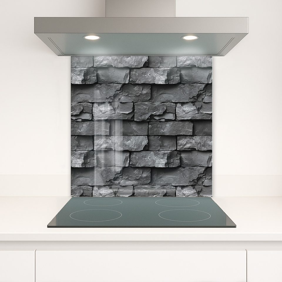 Стъклено гръбче за кухня - Stone 1