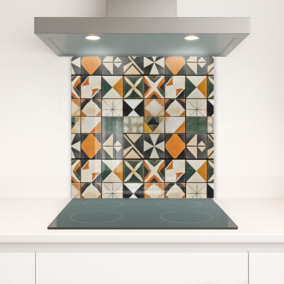 Стъклено гръбче за кухня - Tile 10