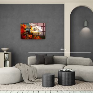 Стъклена картина Chamaleon за хол, спалня или коридор от J Point Home