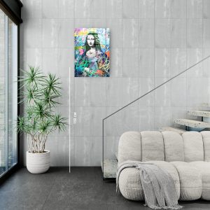 Стъклена картина Mona Lisa за хол, спалня или коридор от J Point Home