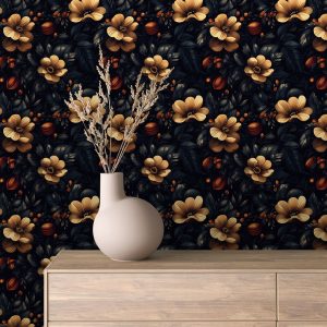 Тапети за стена в хол или спалня от J Point Home с дизайн - Floral 31